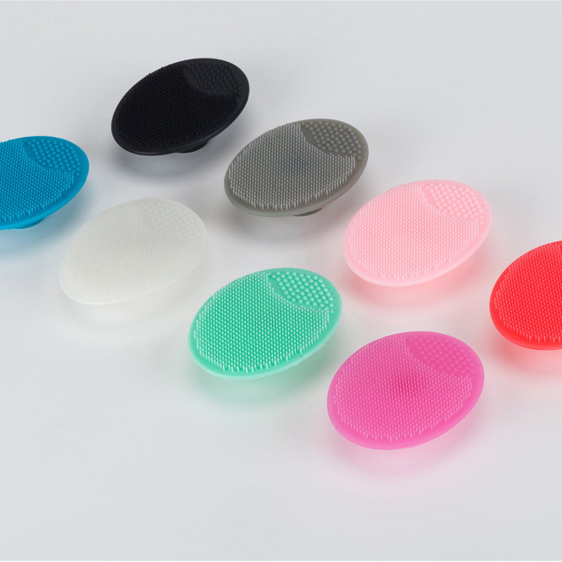 Cepillo de lavado facial de silicona suave con ventosa, limpieza profunda, exfoliación, cepillo de masaje para baño y cuero cabelludo
