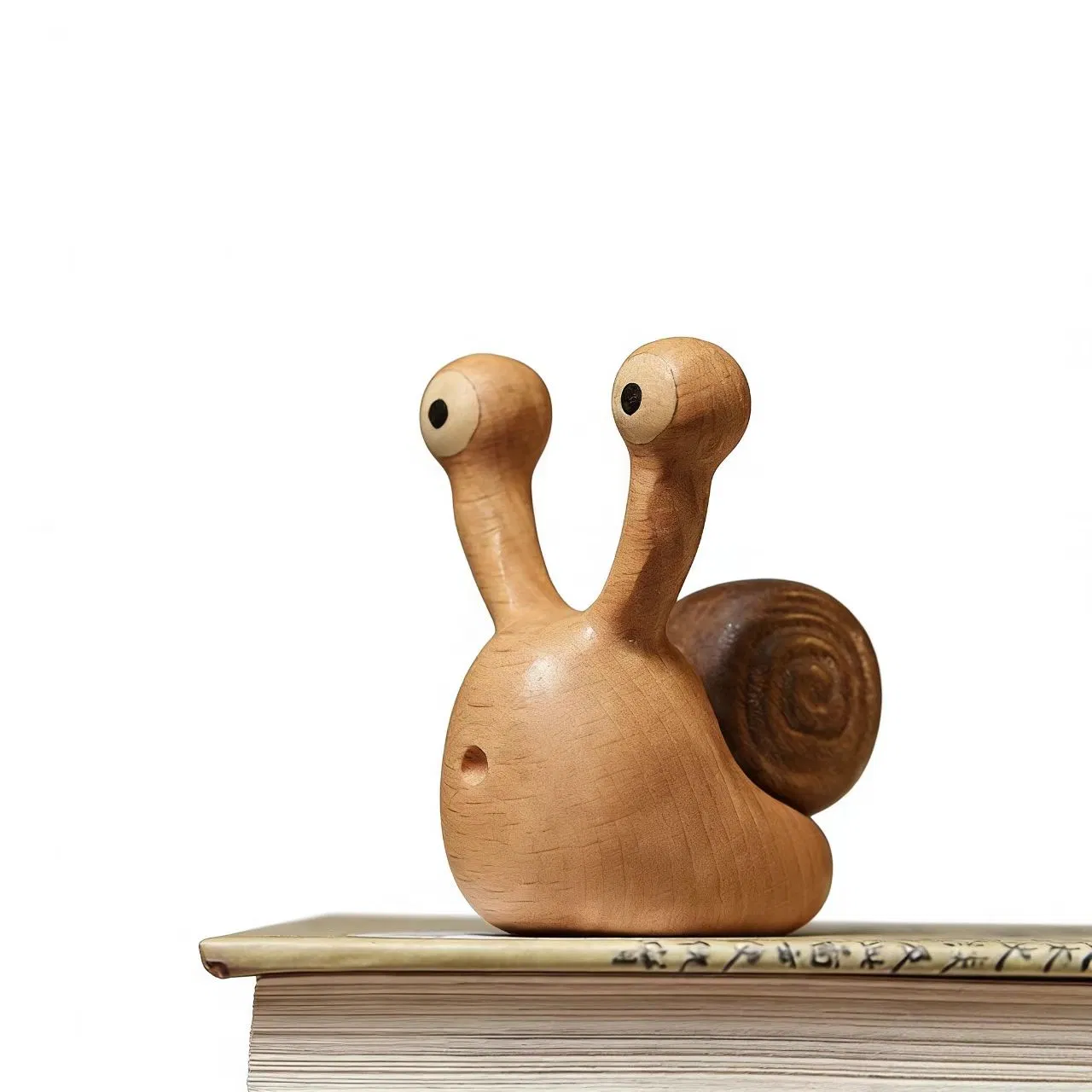 Herramienta de Masaje de Caracol de Madera de Haya, Masajeador de Caracol Bonito