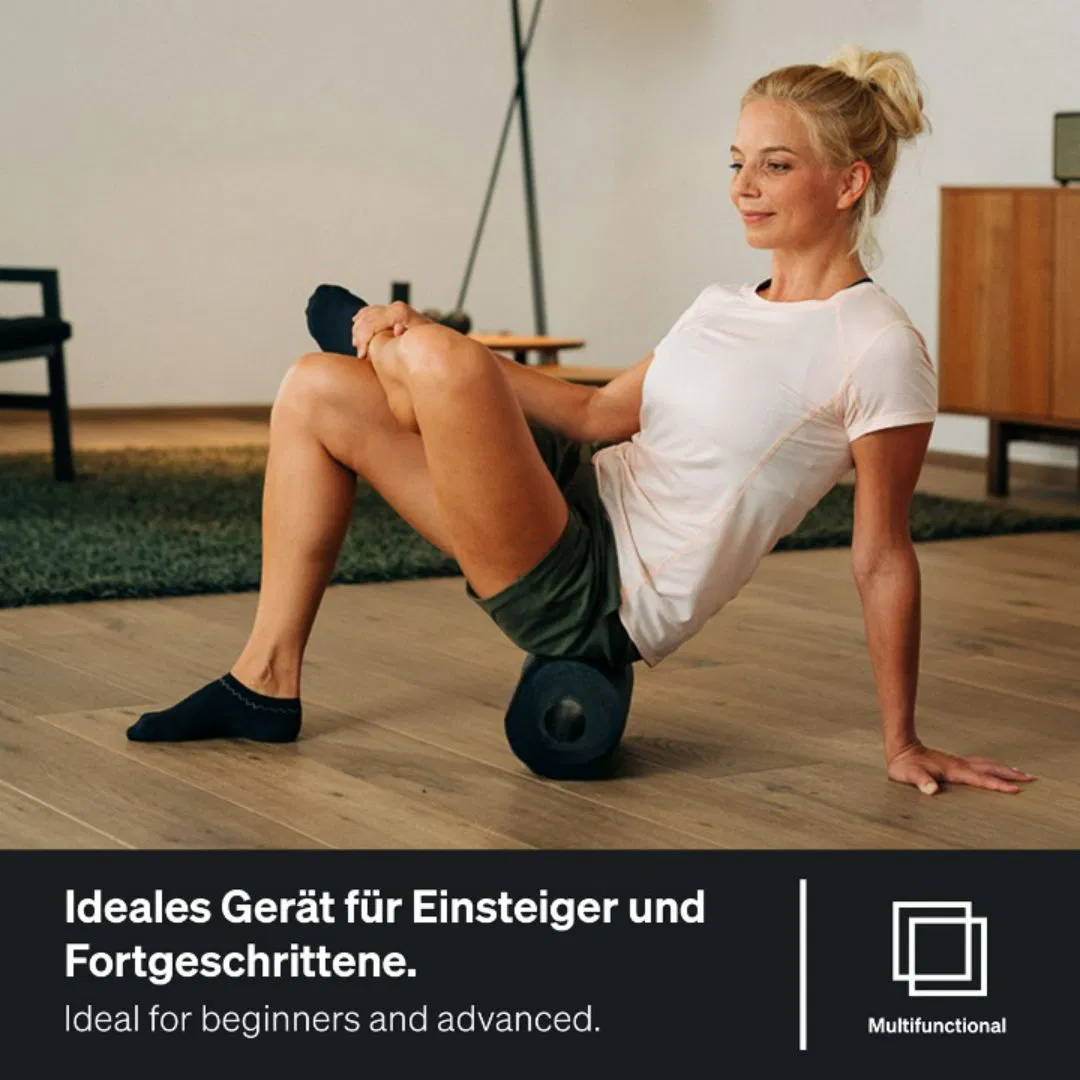 Liberación ideal de puntos gatillo miofasciales y masajes de espalda, ejercicios de yoga en casa y recuperación muscular con rodillo de espuma estándar
