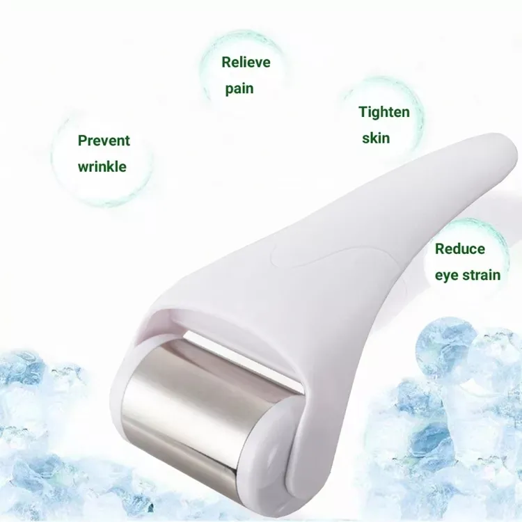 Rodillo de Derma Refrigerante para la Cara y el Cuerpo Masajeador Rodillo de Hielo