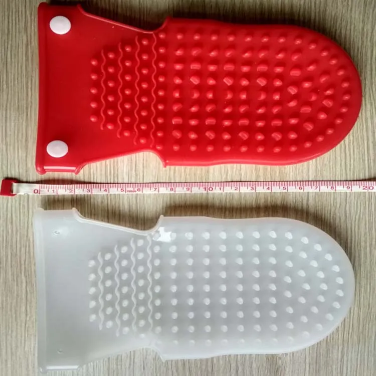 Guantes de Masaje para el Cuero Cabelludo de Silicona, Guante de Cepillo Corporal Exfoliante, Cepillo Anticelulitis para SPA en el Baño