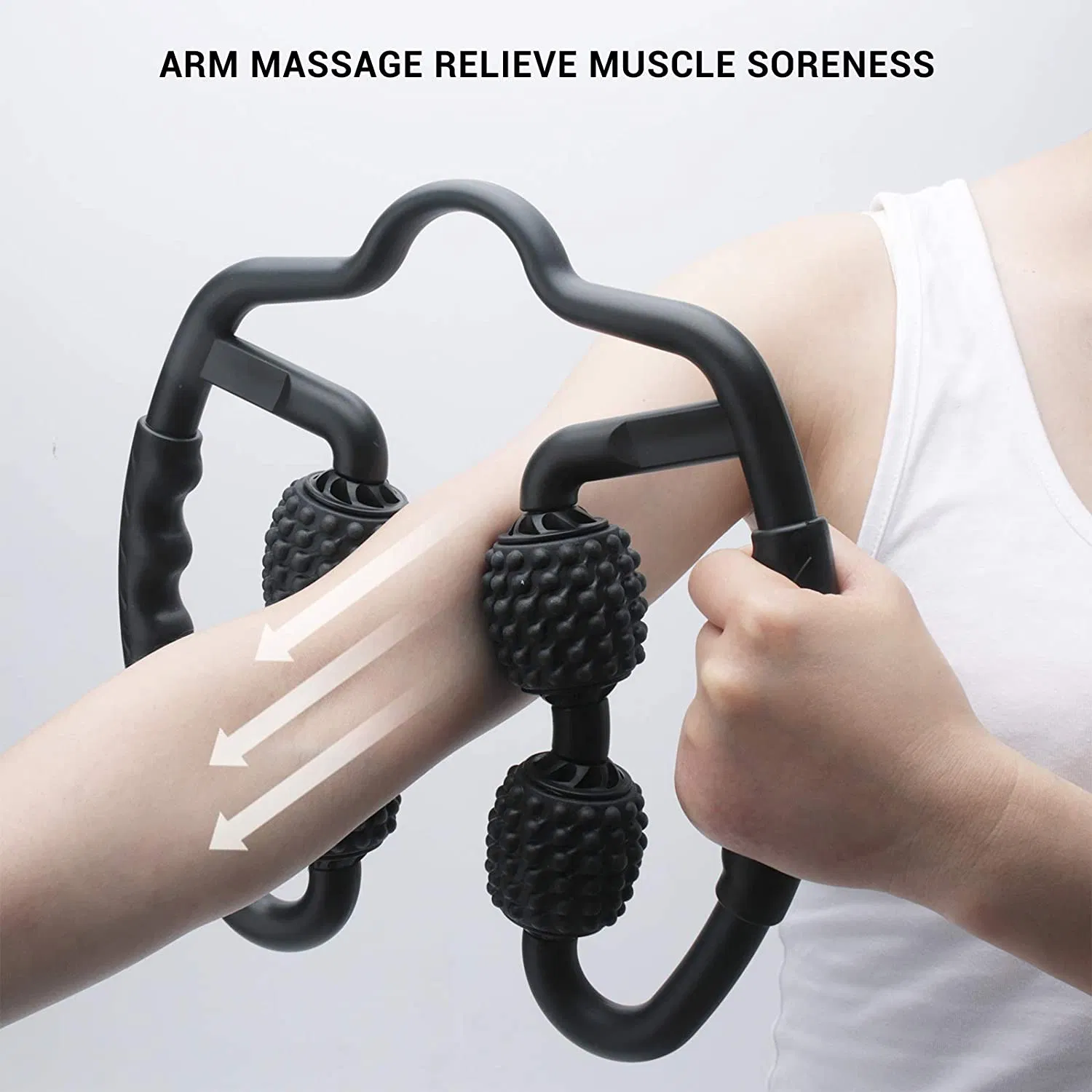Amazon Venta caliente rodillo de espuma de tejido profundo masajeador para aliviar los dolores musculares, rigidez y músculos tensos