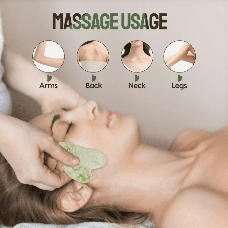 Herramienta de masaje de hielo Gua Sha multiuso blanca pura para la cara, cuello, cabeza, pies, piernas y cuerpo de la fábrica Jiwan Lejia para músculos