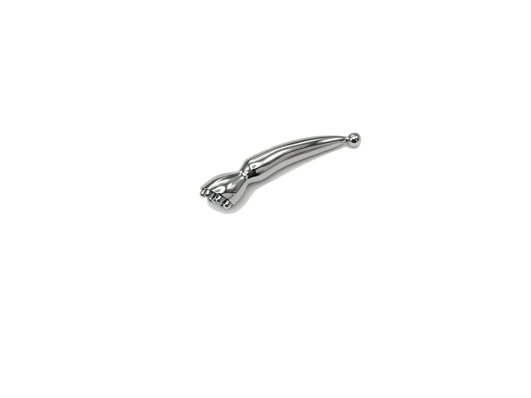 Nueva forma de cabezal de ducha de aleación de zinc, herramienta de masaje facial Gua Sha de metal en color plata y oro rosa, bolígrafo de acupuntura para el rostro