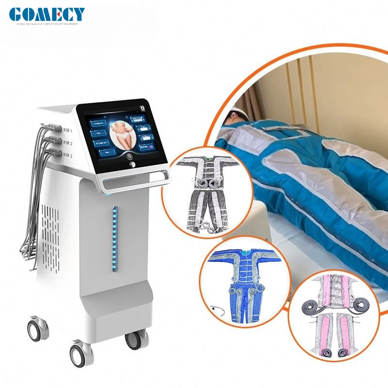 Traje desechable de presoterapia para todo el cuerpo con carro estético - Logra un drenaje linfático completo equipo médico