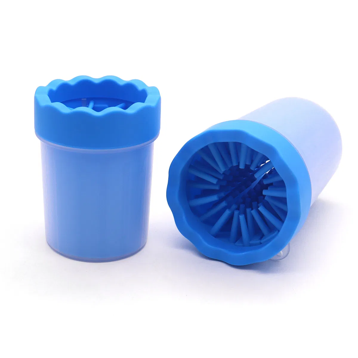 Taza portátil para lavar patas de mascotas, cepillo de limpieza para mascotas, herramientas de masaje, limpiador de patas de perro de silicona suave para el cuidado de mascotas