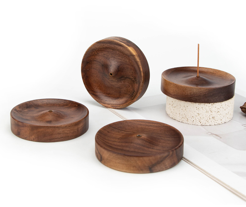 Bastón de masaje de madera de nogal premium, herramienta de Gua Sha pulida a mano para el cuidado de la piel