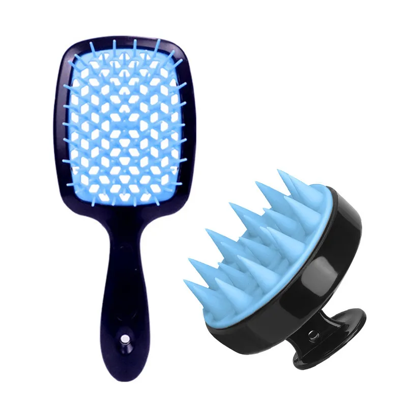 Kit completo de estilizado de cabello con botella de spray de niebla fina, cepillo de masaje del cuero cabelludo y cepillo aplicador de tinte para el cabello, set de herramientas para el cuidado del color del cabello