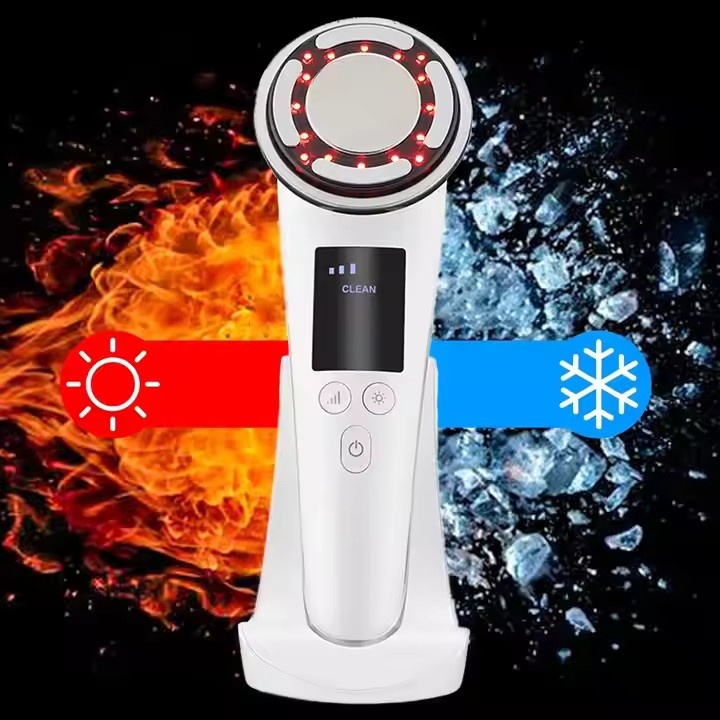 2025 Terapia de Luz LED Facial Masaje Galvánico Facial Masajeador EMS