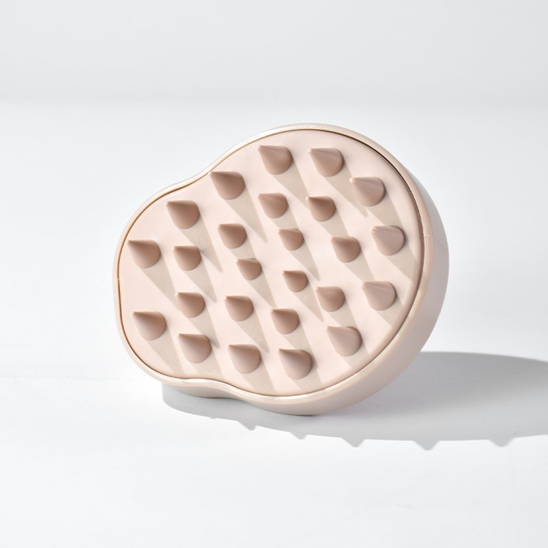 Cepillo de limpieza de silicona para masaje del cuero cabelludo con cerdas suaves Jbs0015