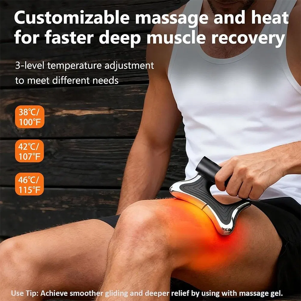 Herramienta de Relajación Muscular de Diseño Portátil para Múltiples Escenas con Indicador LED Mf-6831 Cuchillo Fascial Eléctrico