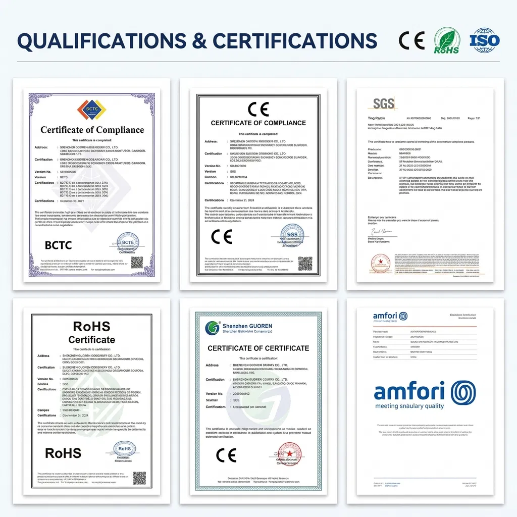 Certificaciones oficiales de calidad