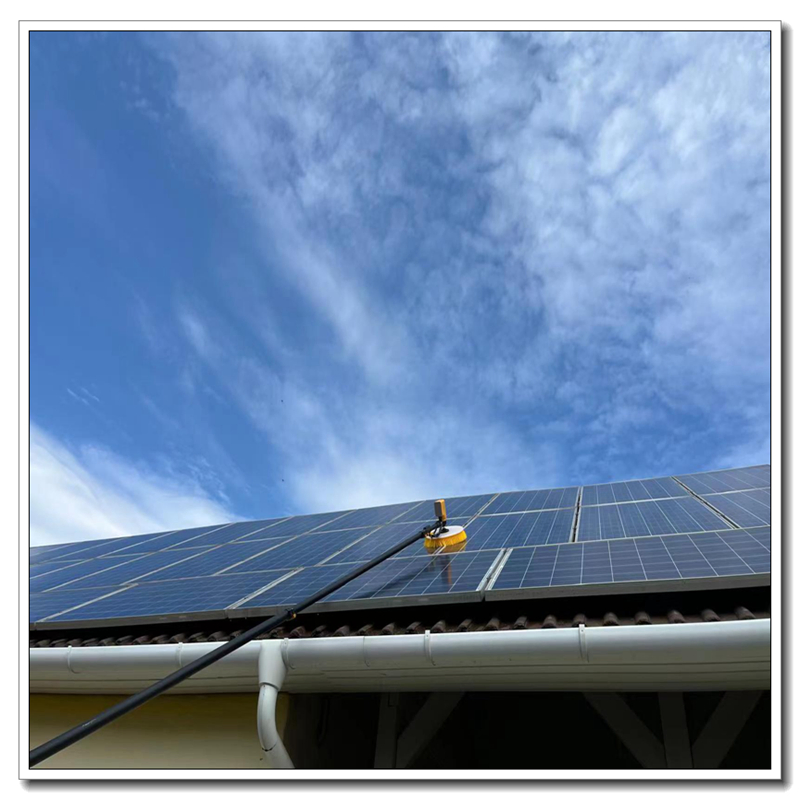 18-Foot Herramientas de limpieza con palo telescópico para la limpieza de paneles solares