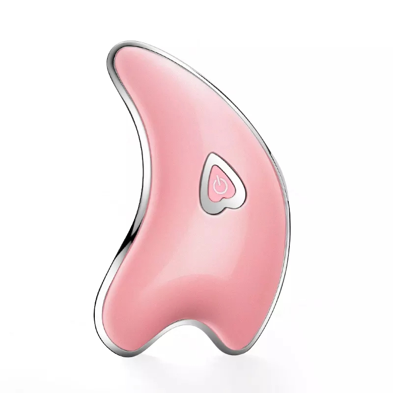 Mini Masajeador Eléctrico Herramienta de Masaje Facial de Acero Inoxidable Terapia de Gua Sha Herramientas Guasha