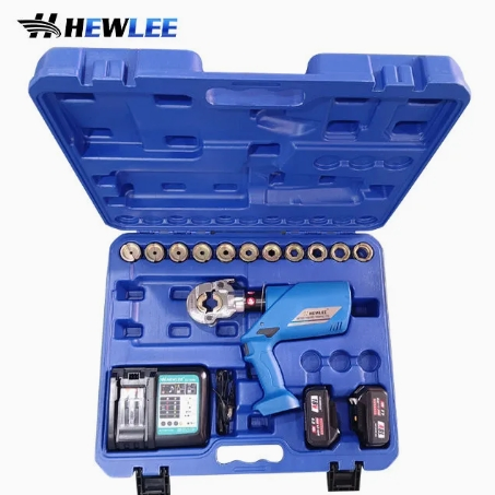 Hewlee Hl-300 Herramienta de Crimpado Hidráulica Portátil de Grado Industrial para Terminales de Cable de Cu Al
