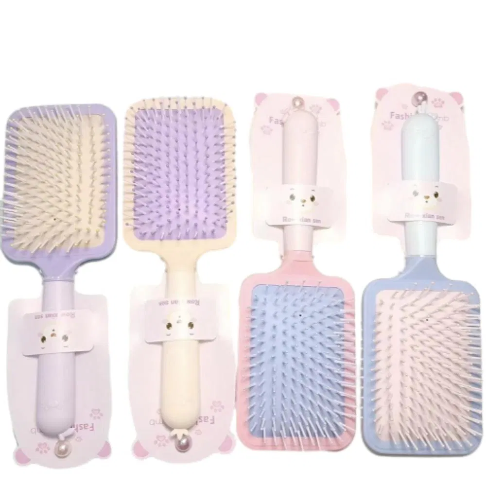 Cepillo de Masaje con Aire para Alivio del Cuero Cabelludo, Herramientas de Estilo para Cabello Rizado de Grado de Salón