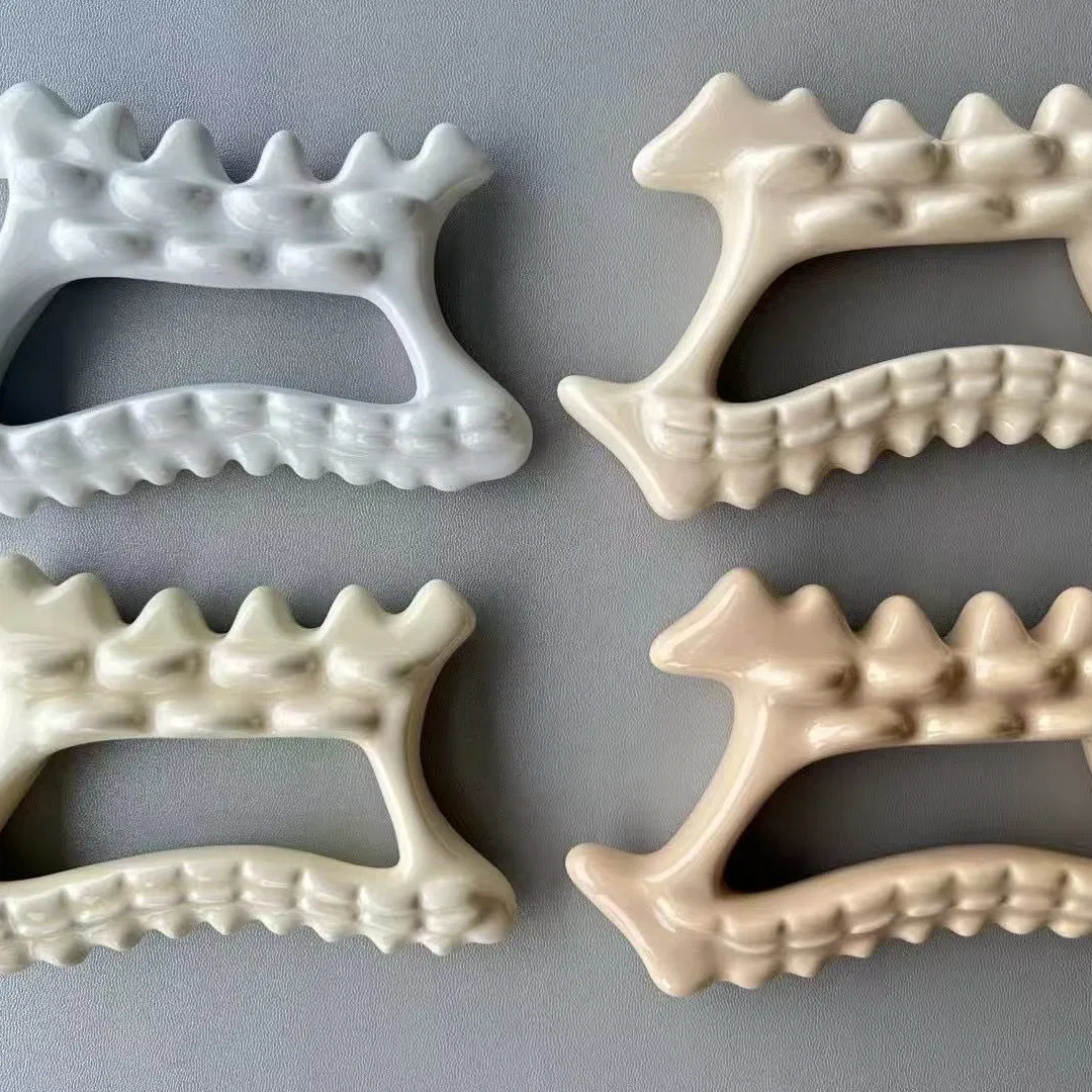 Herramientas de Masaje de Guasha de Cerámica para Raspar el Cuerpo y la Cara, Herramientas de Belleza