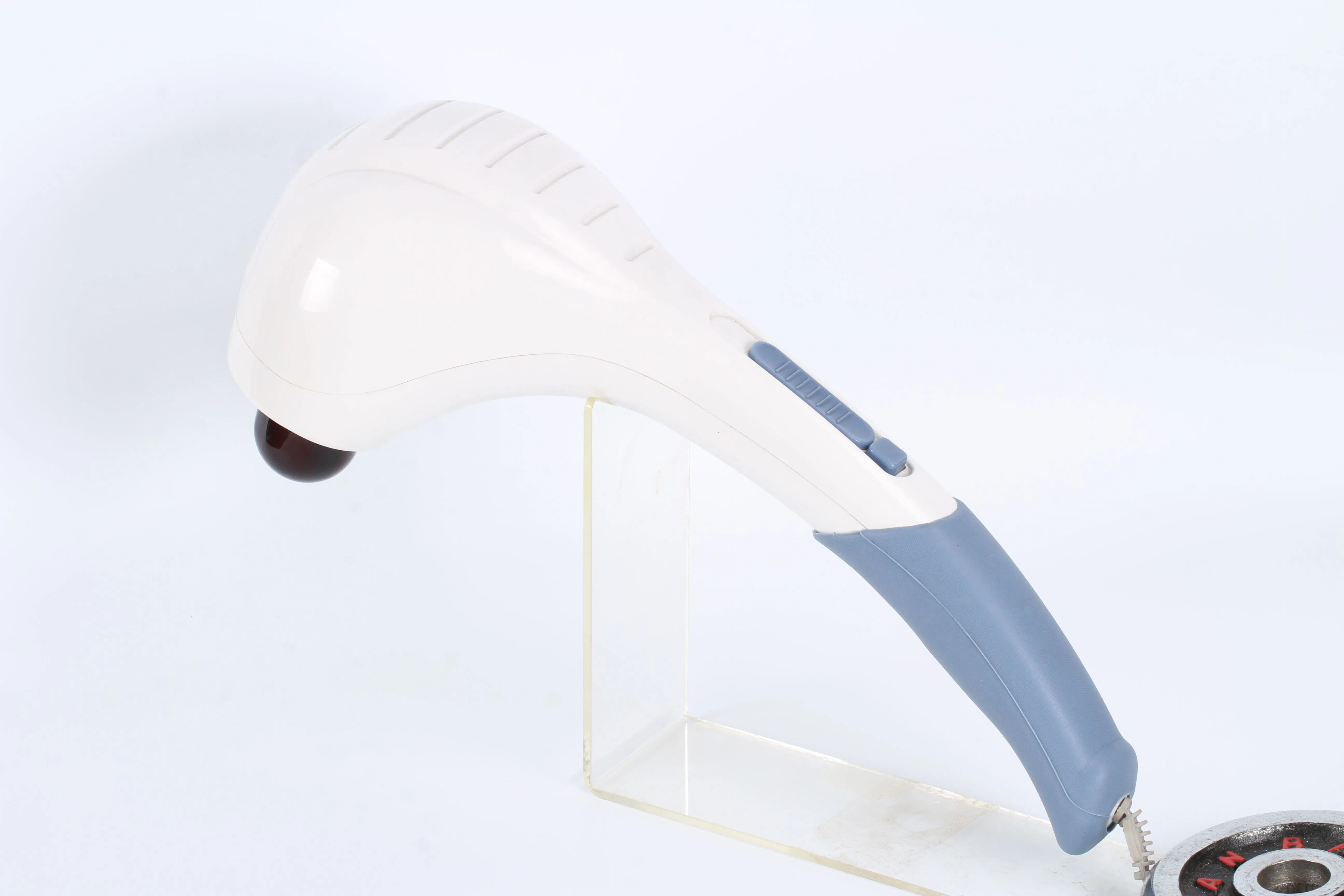 Nuevo Estilo Doble Cabeza Eléctrico Shiatsu Terapia de Calor Infrarrojo para Todo el Cuerpo Martillo de Masaje Fuerte