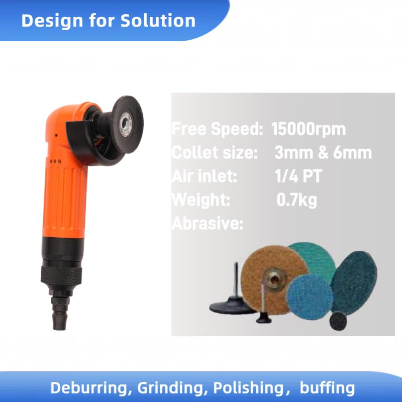 Herramientas de amoladora angular neumática mini de aire a presión portátil 15000rpm para molienda abrasiva