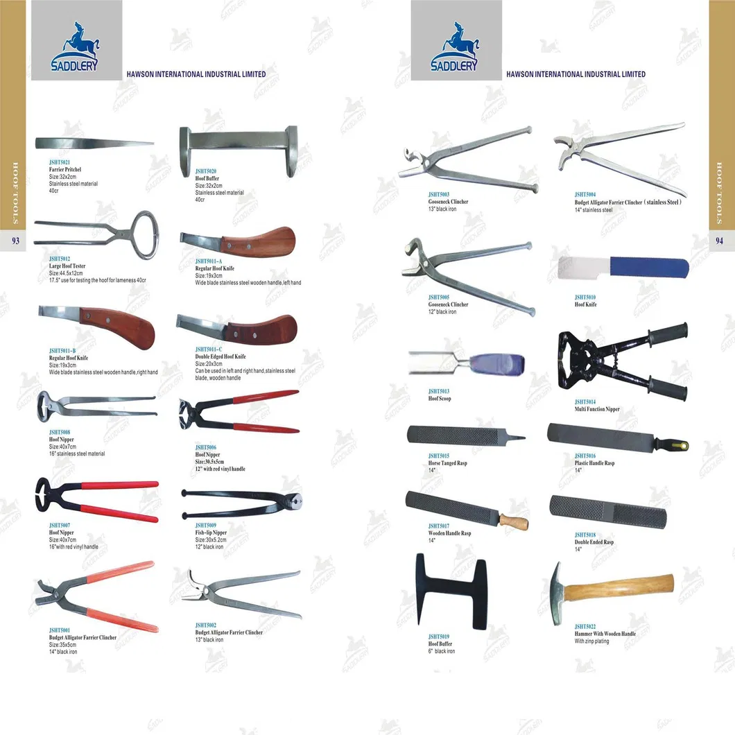 Herramientas Fish-Lip Nipper para herramientas de pies de caballo