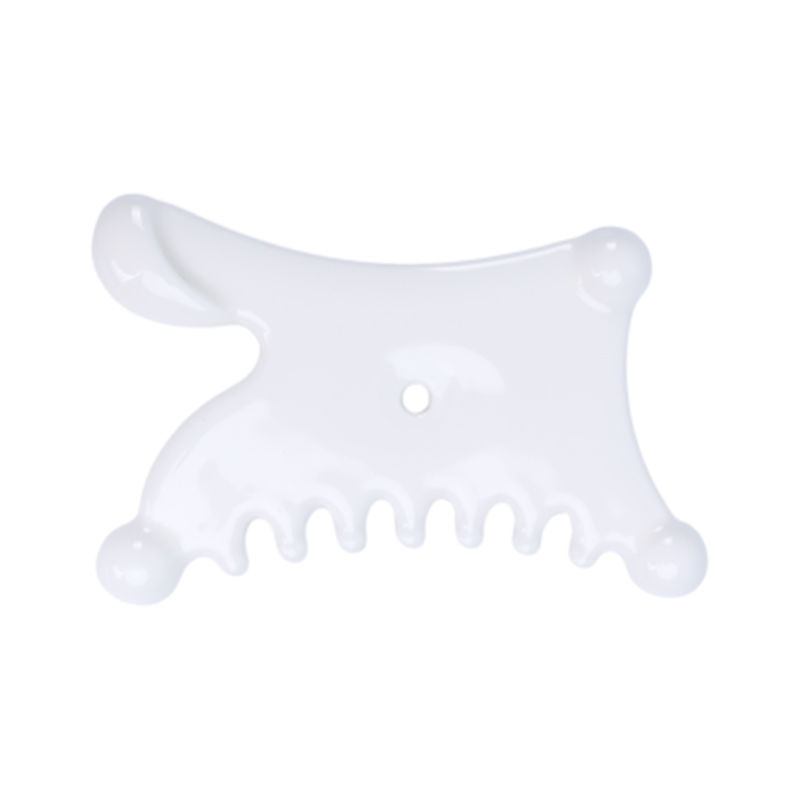 Herramienta de masaje facial y SPA de cerámica Gua Sha