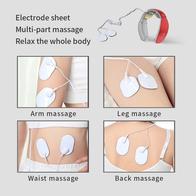 Masajeador eléctrico inteligente para cuello y hombros, terapia magnética de baja frecuencia, herramienta de alivio del dolor, cuidado de la salud y relajación