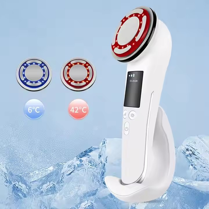 2025 Terapia de Luz LED Facial Masaje Galvánico Facial Masajeador EMS