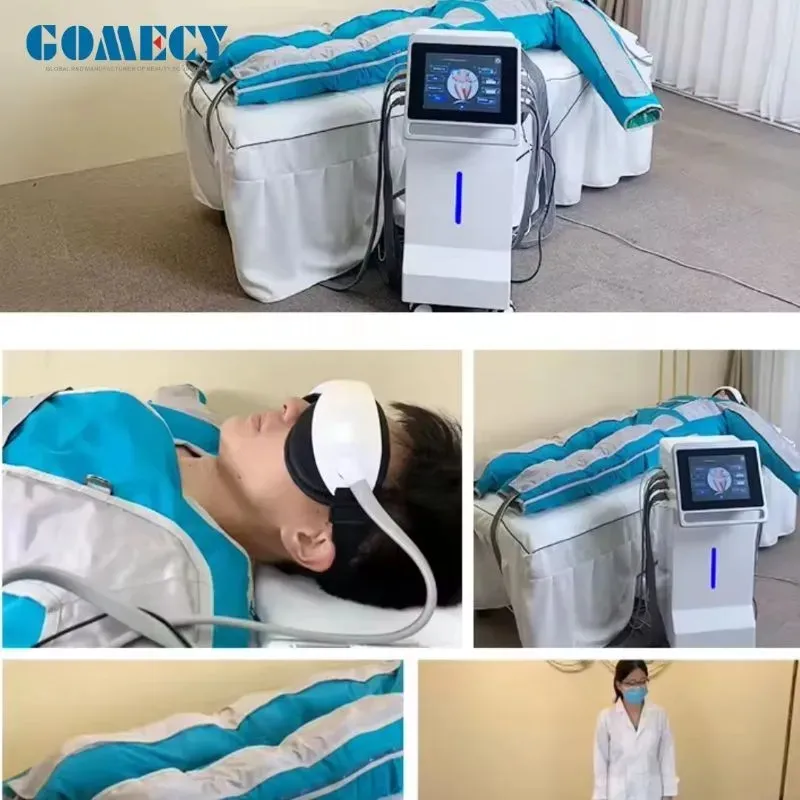 Traje desechable de presoterapia para todo el cuerpo con carro estético