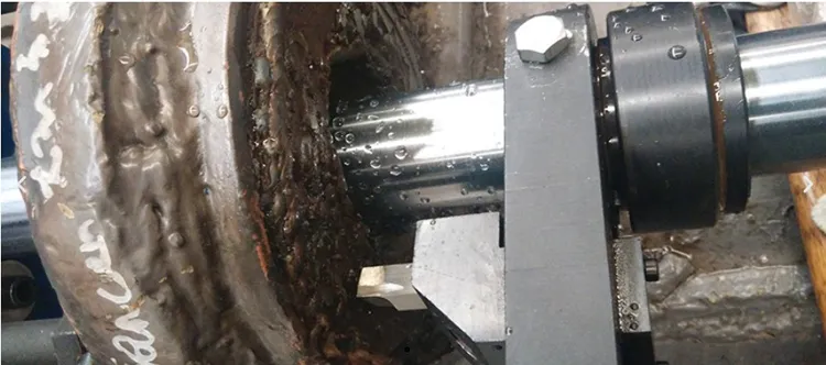 Herramienta portátil de fresado de bridas, cabezal de fresado para máquina de línea Boeing