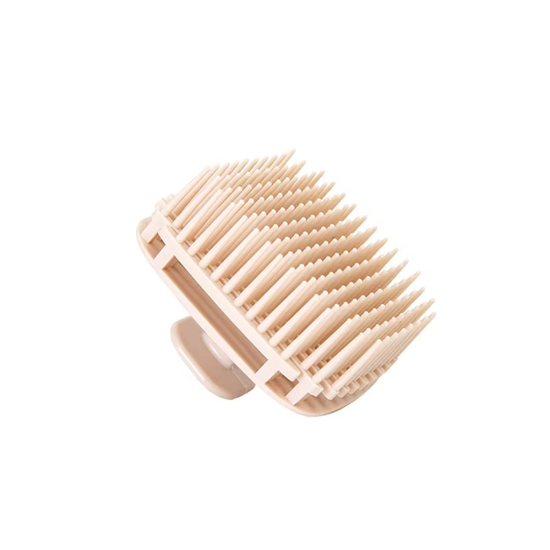 2025 Nuevo cepillo de champú para el cabello, masajeador de cuero cabelludo, cepillo de baño personalizado al por mayor con logo, cepillo de masaje para el cuero cabelludo Meridian
