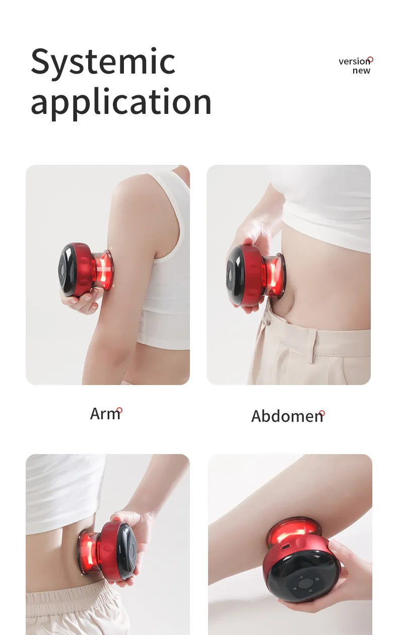 Herramienta de masajeador de espalda Gua Sha portátil, masajeador de terapia de ventosas, máquina de terapia de ventosas eléctrica