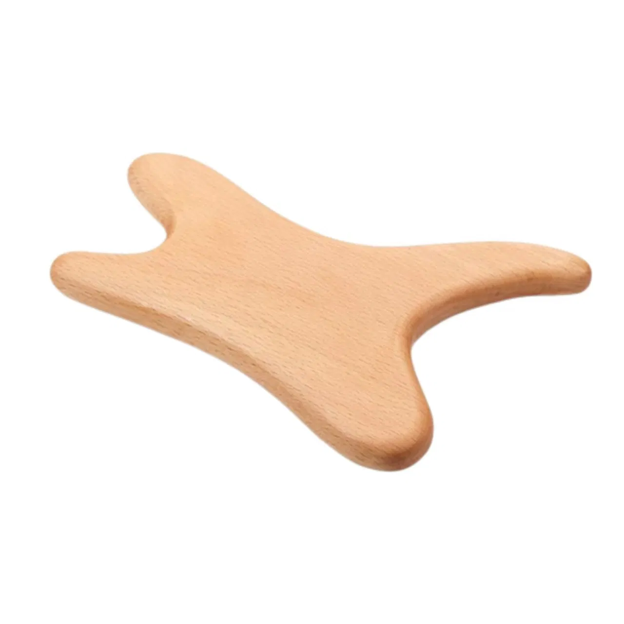 Herramientas de Masaje de Madera Natural para Terapia, Tabla Guasha para Drenaje Linfático