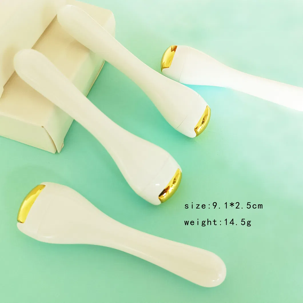 Herramientas de rodillo de masaje facial de aleación de zinc para masaje de cara y cuello, herramienta de belleza con forma 3D rodillo de masaje