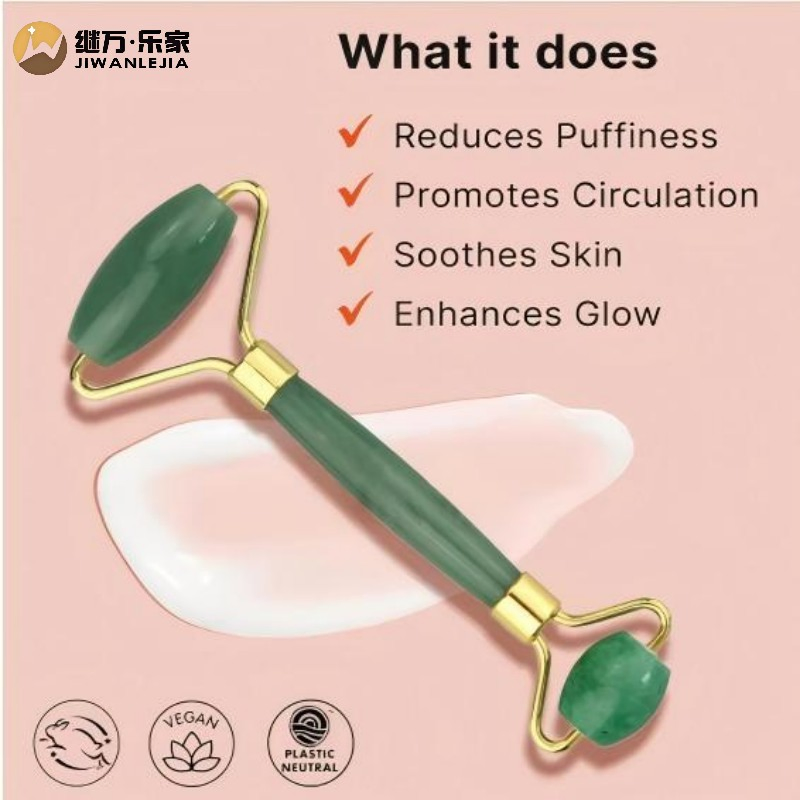 Herramienta de Gua Sha de Jade Personalizada para Masaje Facial y de Ojos