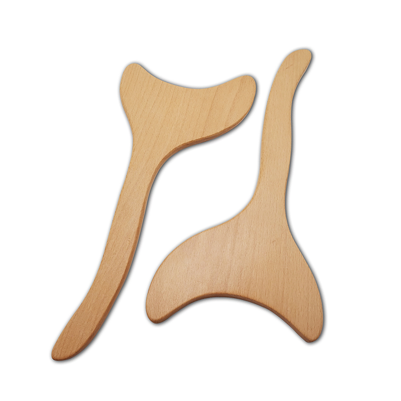 Herramientas de Gua Sha de Madera, Herramienta de Drenaje Linfático, Herramientas de Masaje de Terapia con Madera