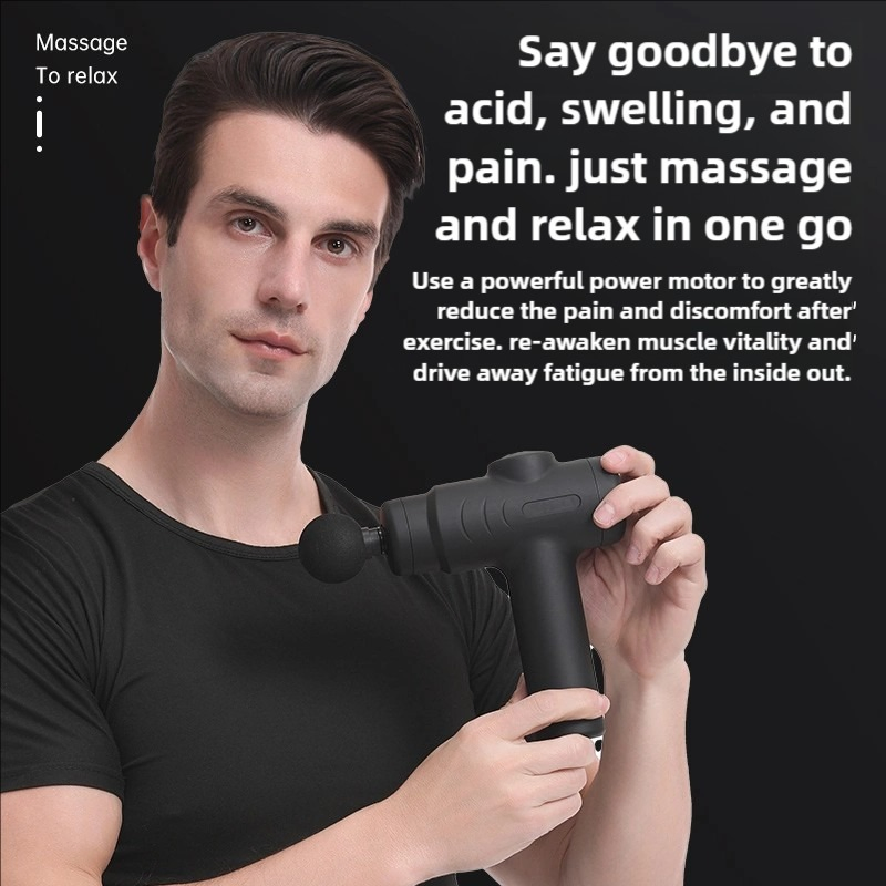 2026 Nuevo Mini Masajeador Eléctrico Cordless de Mano Portátil con Función de Calor Recargable para Cuidado Personal Profundo de Belleza para los Pies
