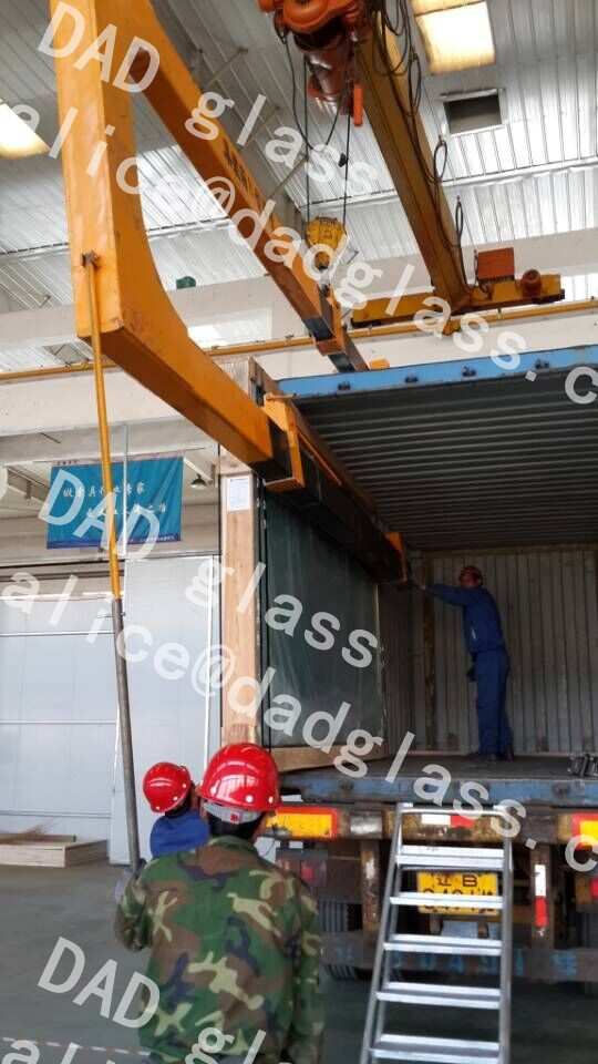 Herramienta de Carga y Descarga de Crates de Vidrio en Forma de C para Contenedor de Vidrio de 20 Pies, Trabaja con Grúa Aérea para Equipos de Descarga de Contenedores de Vidrio