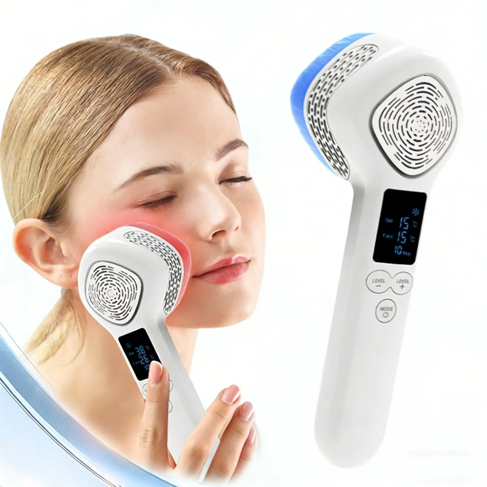 Herramienta de belleza caliente y fría para el cuidado de la piel