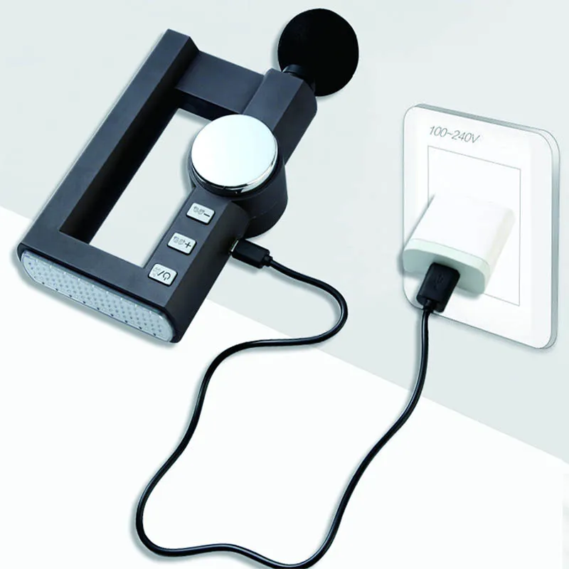 Masajeador de fascia inalámbrico 32 con intensidad de vibración, terapia de calor, infrarrojos, relajación corporal, pantalla LED y bolsillo