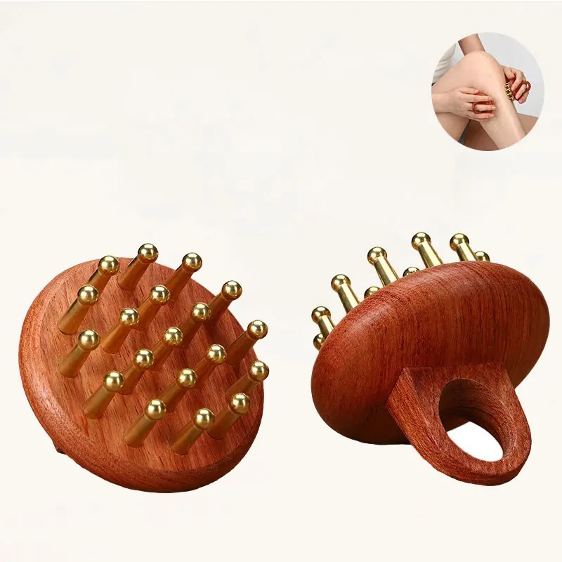 Masajeador de cabeza portátil, cepillo de masaje para la cabeza, herramienta de guasha