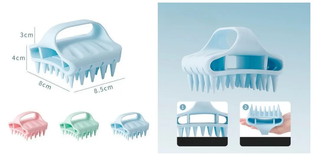 Cepillo de Masaje para el Cuero Cabelludo Impermeable – Limpieza Profunda para Hombres y Mujeres