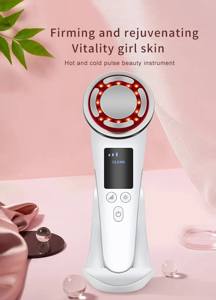 Terapia de Luz LED Facial Masajeador EMS 1