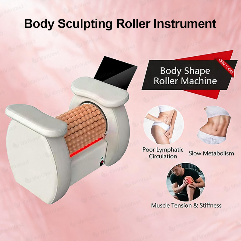 Máquina de modelado de madera de grado comercial con calefacción para tratamiento de celulitis, modelado corporal y desintoxicación