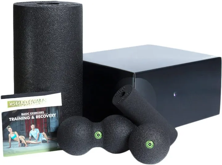 Kit de recuperación de bolas de masaje muscular para hombros, fortalecimiento, rodillo de espuma para gimnasio