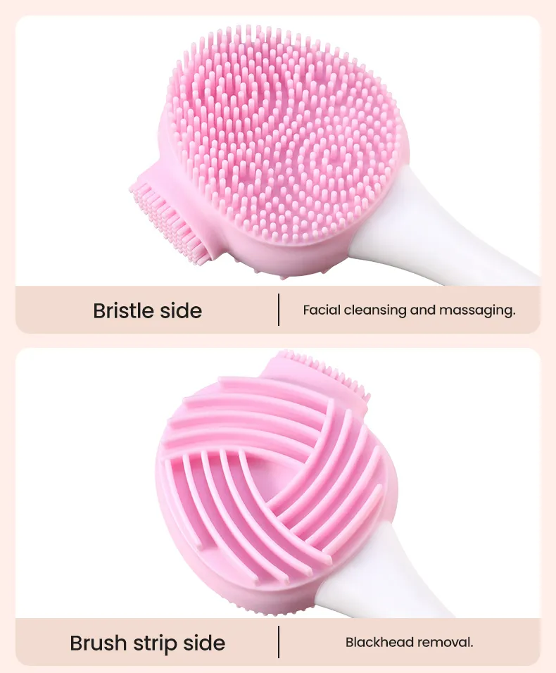 Herramienta de maquillaje para ojos, ayuda para el delineador de ojos y máscara de pestañas de silicona para masaje facial multifuncional