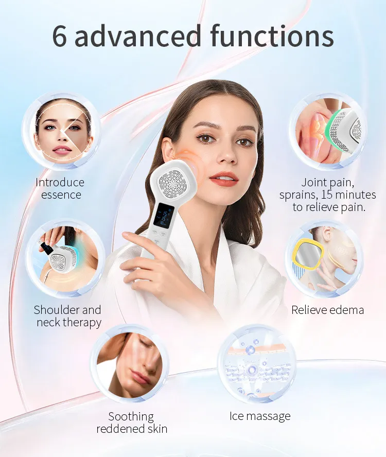 Herramienta de belleza caliente y fría para el cuidado de la piel