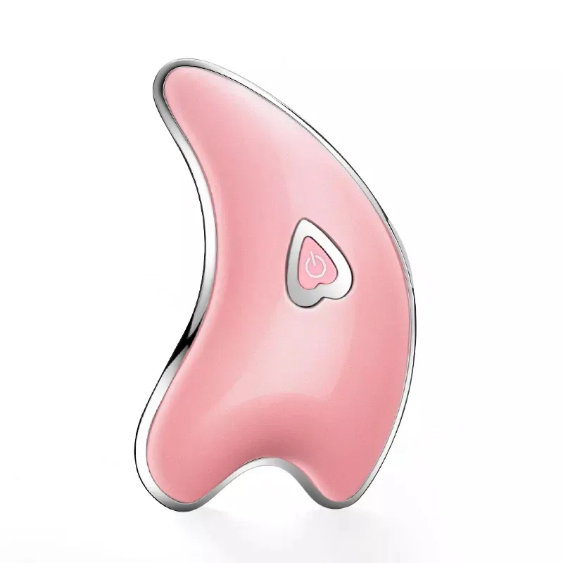Mini Masajeador Eléctrico Herramienta de Masaje Facial de Acero Inoxidable Terapia de Gua Sha Herramientas Guasha
