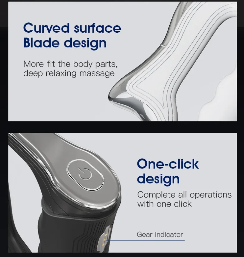 Cuchillo de fascia dispositivo de masaje cervical masaje eléctrico mini cuchillo de fascia