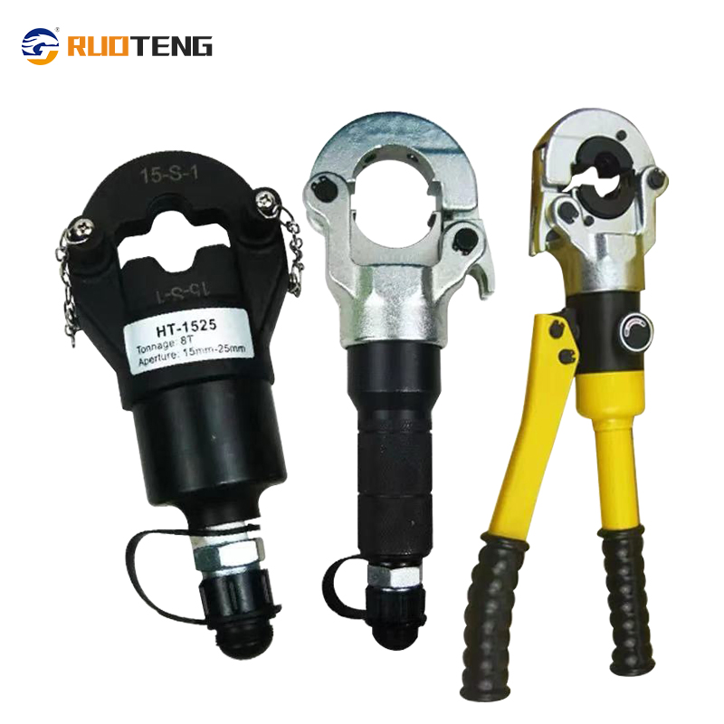 Máquina hidráulica manual portátil de acero inoxidable para crimpado de tubos Pex Pb de plástico y aluminio, herramienta PRO para prensar, herramienta de fontanería