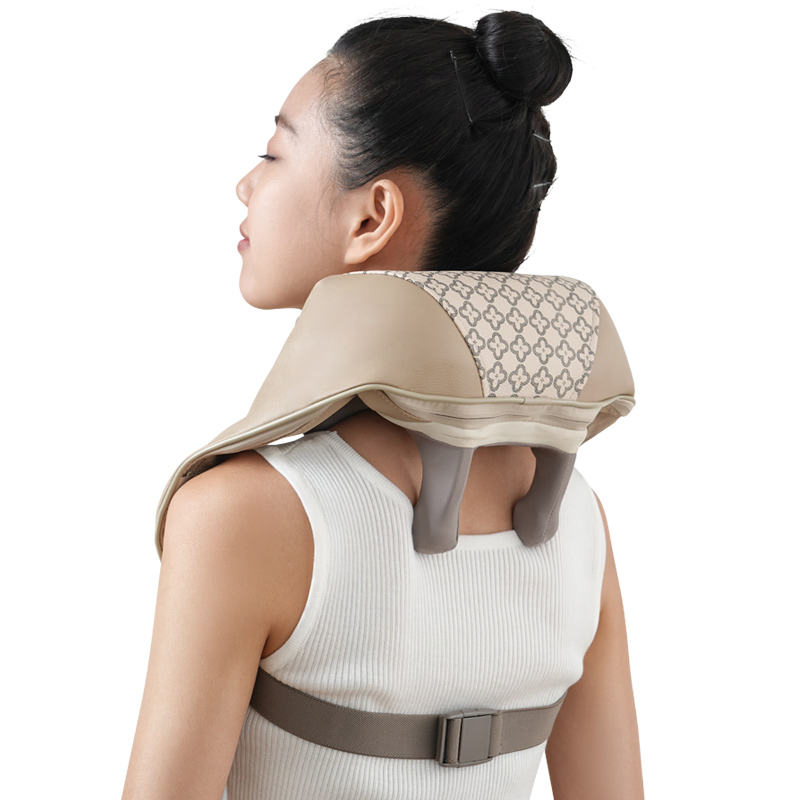 Masajeador de cuello inteligente portátil con calor y alivio del dolor